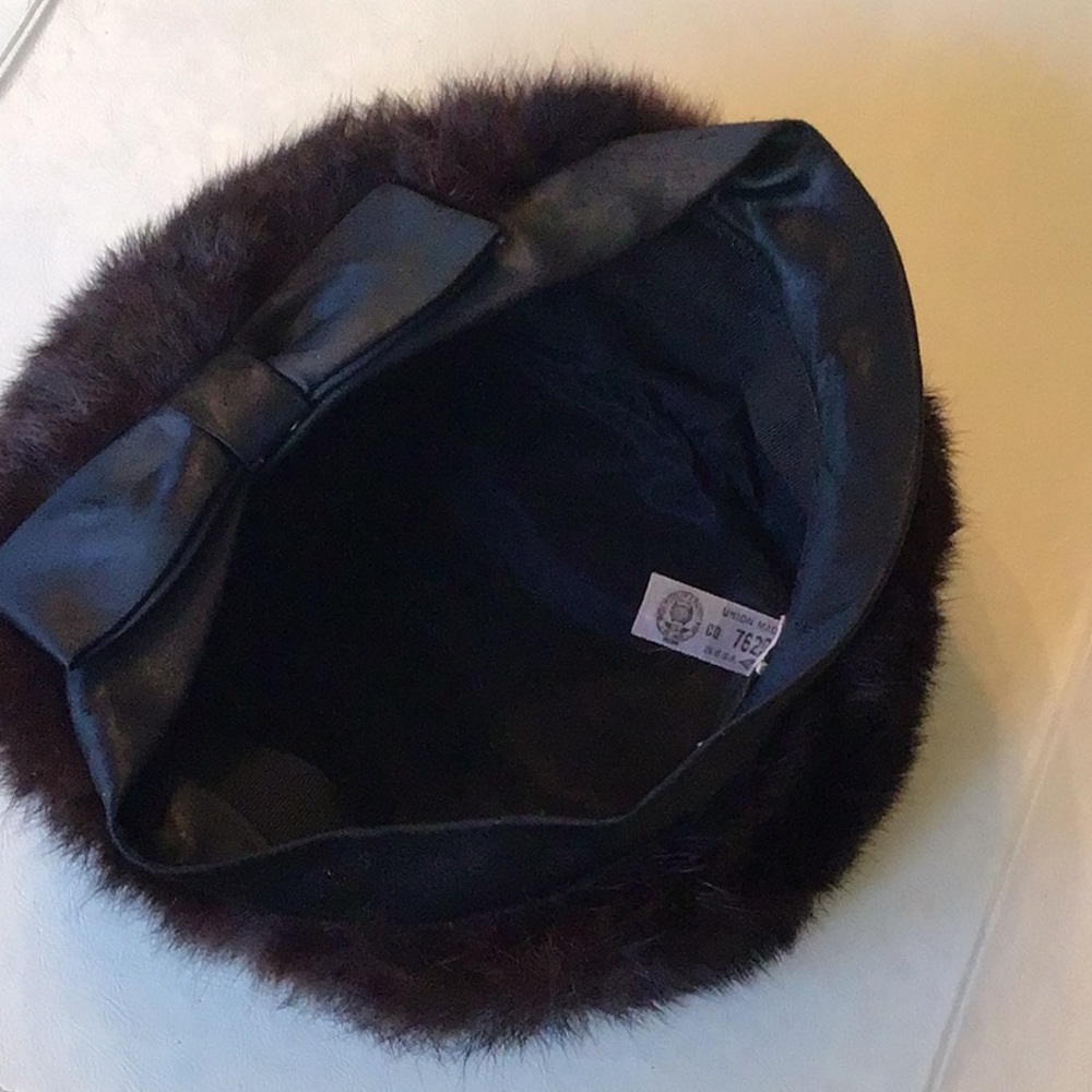 #Fur mink? # front ribbon Hat - Picture 5 of 8